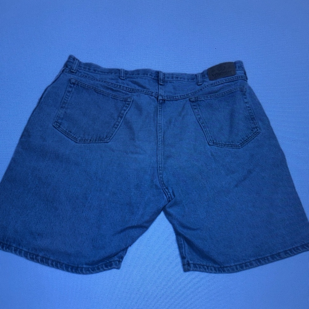 Men's Classic Denim Shorts - Blue - Picture 3 of 3